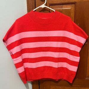 Pinch | Bold Red and Pink Sweater